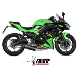 Escape completo Kawasaki Ninja 650 2024-2025 MIVV Oval Carbono copa Carbono K.057.L3C - vista 1