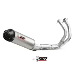 Escape completo Kawasaki Ninja 650 2024-2025 MIVV Oval Titanio copa Carbono K.057.L4C - vista 3