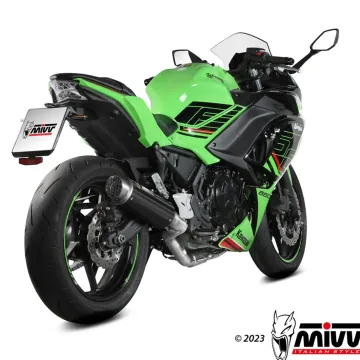 Escape completo Kawasaki Ninja 650 2024-2025 MIVV GP Pro Carbono K.058.L2P - vista 2