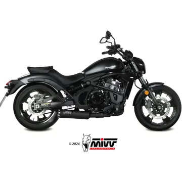 Escape completo Kawasaki Vulcan S 650 2017-2023 MIVV HR-1 Black copa Aluminio K.060.SH1BAN - vista 1