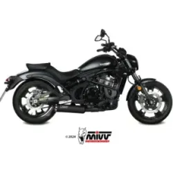 Escape completo Kawasaki Vulcan S 650 2017-2023 MIVV HR-1 Black copa Aluminio K.060.SH1BAN - vista 1