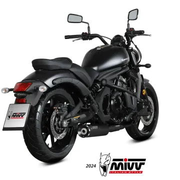 Escape completo Kawasaki Vulcan S 650 2017-2023 MIVV HR-1 Black copa Aluminio K.060.SH1BAN - vista 2