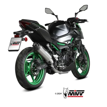 Escape Kawasaki Z500 2024-2025 MIVV AK-1 Titanio copa Carbono K.061.L4K - vista 2