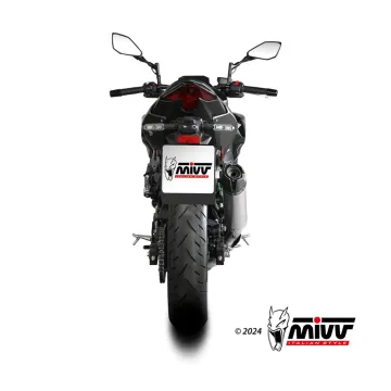 Escape Kawasaki Z500 2024-2025 MIVV AK-1 Titanio copa Carbono K.061.L4K - vista 3