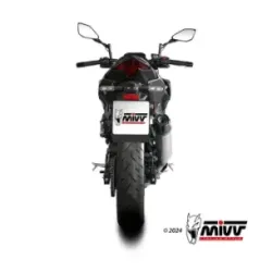 Escape Kawasaki Z500 2024-2025 MIVV AK-1 Titanio copa Carbono K.061.L4K - vista 3
