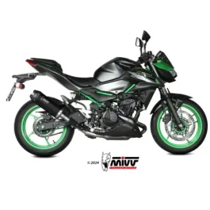 Escape Kawasaki Z500 2024-2025 MIVV AK-1 Black copa Carbono K.061.LZK - vista 1
