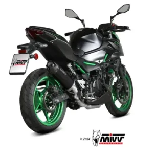 Escape Kawasaki Z500 2024-2025 MIVV AK-1 Black copa Carbono K.061.LZK - vista 1 2
