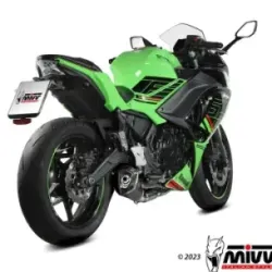 Escape completo Kawasaki Z650 2024-2025 MIVV Delta Race Black K.057.LDRB - vista 2