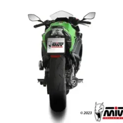 Escape completo Kawasaki Z650 2024-2025 MIVV Delta Race Black K.057.LDRB - vista 3