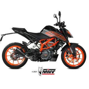 Escape KTM 125 Duke 2021-2023 MIVV X-M1 Black KT.025.LC4B - vista 1