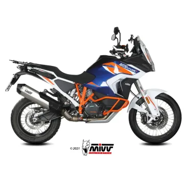 Escape KTM 1290 Super Adventure 2021-2024 MIVV Speed Edge Titanio KT.027.LRT - vista 1