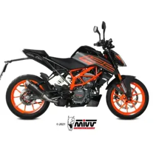 Escape KTM 390 Duke 2021-2023 MIVV GP Pro Black KT.025.LXBP - vista 1