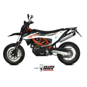 Escape KTM 690 SMC R 2019-2020 MIVV STR1 Inox M.KT.031.LXC - vista 1