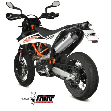 Escape KTM 690 SMC R 2021-2024 MIVV STR1 Inox M.KT.032.LXC - vista 2