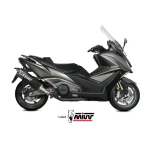 Escape Kymco AK 550 2021-2024 MIVV SR-1 Black Titanio O.011.LR1TB - vista 1
