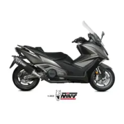 Escape Kymco AK 550 2021-2024 MIVV SR-1 Black Titanio O.011.LR1TB - vista 1