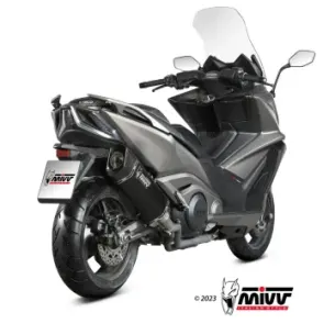 Escape Kymco AK 550 2021-2024 MIVV SR-1 Black Titanio O.011.LR1TB - vista 1 2