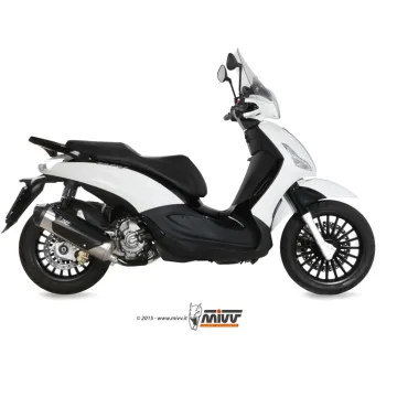 Escape completo Piaggio Beverly 125 2014-2016 MIVV Urban homologado C.PG.0019.K - vista 1