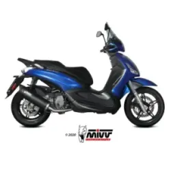 Escape completo Piaggio Beverly 350 2017-2020 MIVV Mover Black MV.PG.0003.LV - vista 1