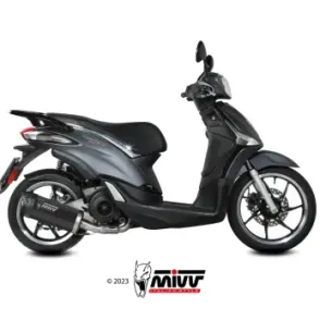 Escape completo Piaggio Liberty 125 2019-2024 MIVV Mover Black MV.PG.0009.LV - vista 1