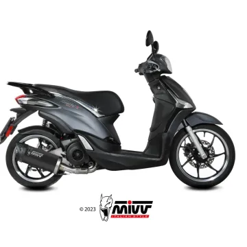Escape completo Piaggio Liberty 125 2019-2024 MIVV Mover Black MV.PG.0009.LV - vista 1