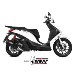 Escape completo Piaggio Medley 125 S 2021-2024 MIVV Mover Black MV.PG.0010.LV - vista 1