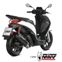 Escape completo Piaggio Medley 125 S 2021-2024 MIVV Mover Black MV.PG.0010.LV - vista 2