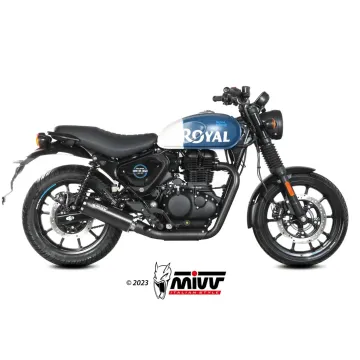 Escape Royal Enfield HNTR 350 2022-2024 MIVV HR-1 Black RE.005.LH1BA - vista 1