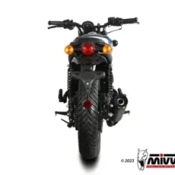Escape Royal Enfield HNTR 350 2022-2024 MIVV HR-1 Black RE.005.LH1BA - vista 3