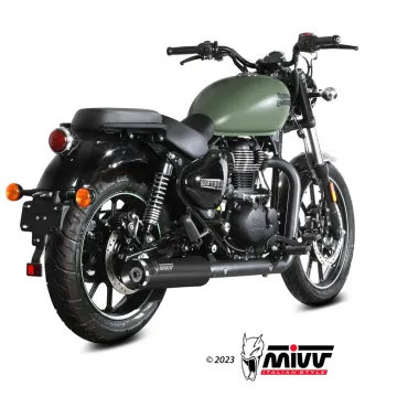 Escape Royal Enfield Meteor 350 2021-2024 MIVV HR-1 Black RE.004.LH1BA - vista 2