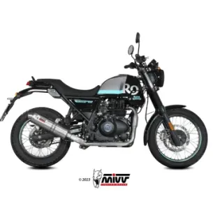 Escape Royal Enfield SCRAM 411 2022-2024 MIVV Oval Inox RE.001.LX1 - vista 1