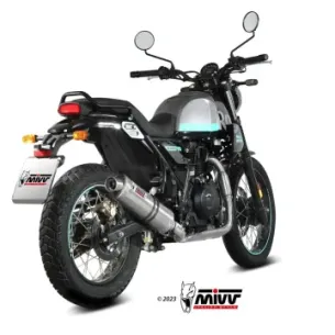 Escape Royal Enfield SCRAM 411 2022-2024 MIVV Oval Inox RE.001.LX1 - vista 1 2