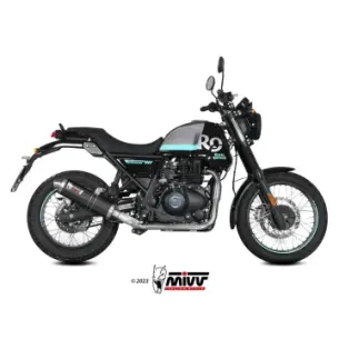 Escape Royal Enfield SCRAM 411 2022-2024 MIVV Oval Black RE.001.LZ - vista 1