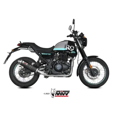 Escape Royal Enfield SCRAM 411 2022-2024 MIVV Oval Black RE.001.LZ - vista 1