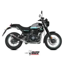 Escape Royal Enfield SCRAM 411 2022-2024 MIVV Oval Black RE.001.LZ - vista 1