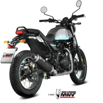 Escape Royal Enfield SCRAM 411 2022-2024 MIVV Oval Black RE.001.LZ - vista 2