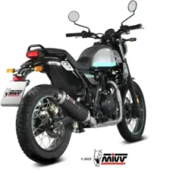 Escape Royal Enfield SCRAM 411 2022-2024 MIVV Oval Black RE.001.LZ - vista 2