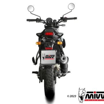 Escape Royal Enfield SCRAM 411 2022-2024 MIVV Oval Black RE.001.LZ - vista 3