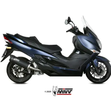 Escape Suzuki Burgman 400 2017-2020 MIVV Mover Black MV.SU.0001.LV - vista 1