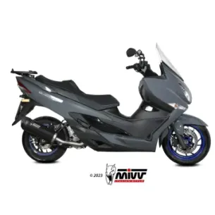 Escape Suzuki Burgman 400 2022-2024 MIVV Mover Black MV.SU.0002.LV - vista 1