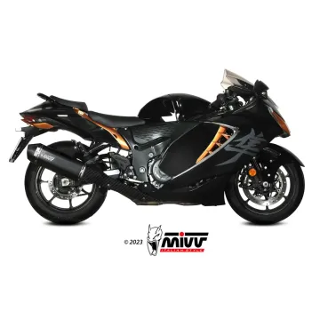 Escapes Suzuki GSX-R 1300 Hayabusa 2021-2025 MIVV Speed Edge Black Titanio S.060.LRTB - vista 1