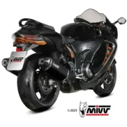 Escapes Suzuki GSX-R 1300 Hayabusa 2021-2025 MIVV Speed Edge Black Titanio S.060.LRTB - vista 2