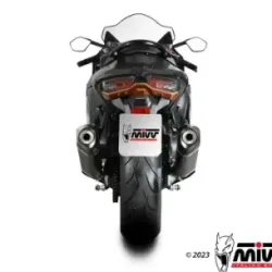 Escapes Suzuki GSX-R 1300 Hayabusa 2021-2025 MIVV Speed Edge Black Titanio S.060.LRTB - vista 3