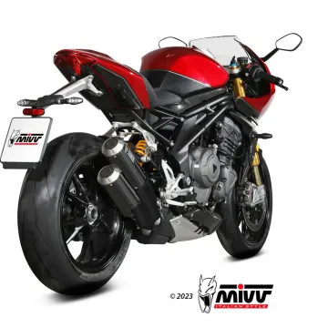 Escapes Triumph Speed Triple 1200 RR - RS 2021-2024 MIVV MK3 Carbono T.025.LM3C - vista 2