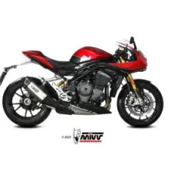 Escape Triumph Speed Triple 1200 RR - RS 2021-2024 MIVV SR-1 Titanio T.025.LR1T - vista 1