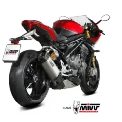 Escape Triumph Speed Triple 1200 RR - RS 2021-2024 MIVV SR-1 Titanio T.025.LR1T - vista 2