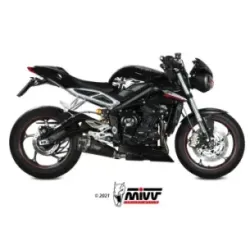 Escape Triumph Street Triple 660 S 2017-2022 MIVV Delta Race Black T.019.LDRB - vista 1