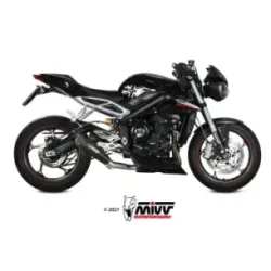 Escape Triumph Street Triple 765 R - RS 2017-2022 MIVV X-M5 Black T.019.SC5B - vista 1