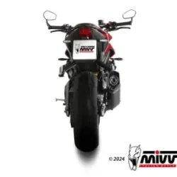 Escape completo Triumph Street Triple 765 R - RS 2023-2024 MIVV SR-1 Black Titanio T.026.LR1TB - vista 3