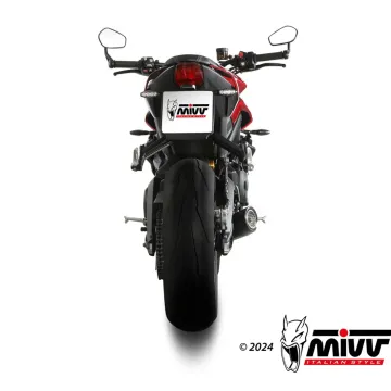 Escape completo Triumph Street Triple 765 R - RS 2023-2024 MIVV X-M5 Black T.027.SC5B - vista 3